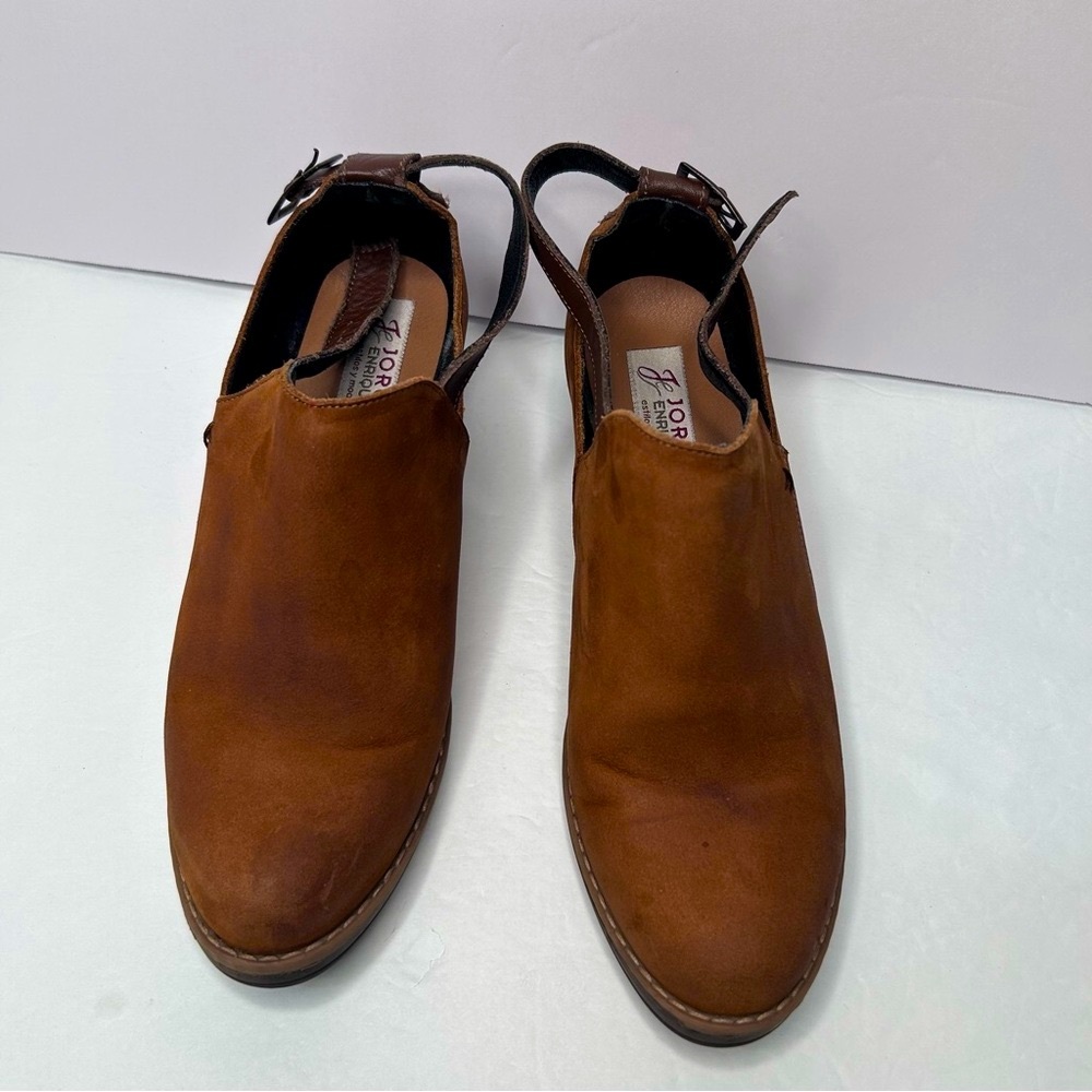 Jorge Enriquez Estilos y Modelos Women's Brown Ankle Booties Size 5.5